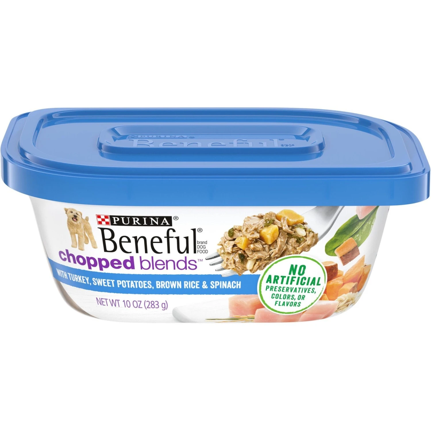 Purina Beneful Chopped Blends With Turkey, Sweet Potatoes, Brown Rice & Spinach Wet Dog Food 3 Purina Beneful Chopped Blends With Turkey, Sweet Potatoes, Brown Rice & Spinach Wet Dog Food