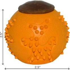 Starmark RubberTuff Treat Ball Tough Dog Chew Toy -Blue Buffalo Shop 100922 PT1. AC SS1800 V1589320554