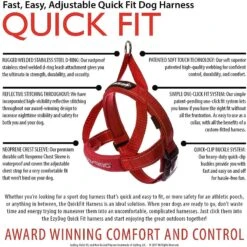 EzyDog Quick Fit Dog Harness -Blue Buffalo Shop 100990 PT6. AC SS1800 V1569514690