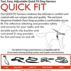 EzyDog Quick Fit Dog Harness -Blue Buffalo Shop 100990 PT7. AC SS1800 V1569514671