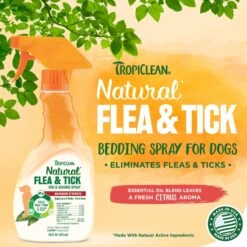 TropiClean Natural Flea & Tick Dog & Bedding Spray 11 TropiClean Natural Flea & Tick Dog & Bedding Spray -Blue Buffalo Shop 101340 PT2. AC SS1800 V1684454076