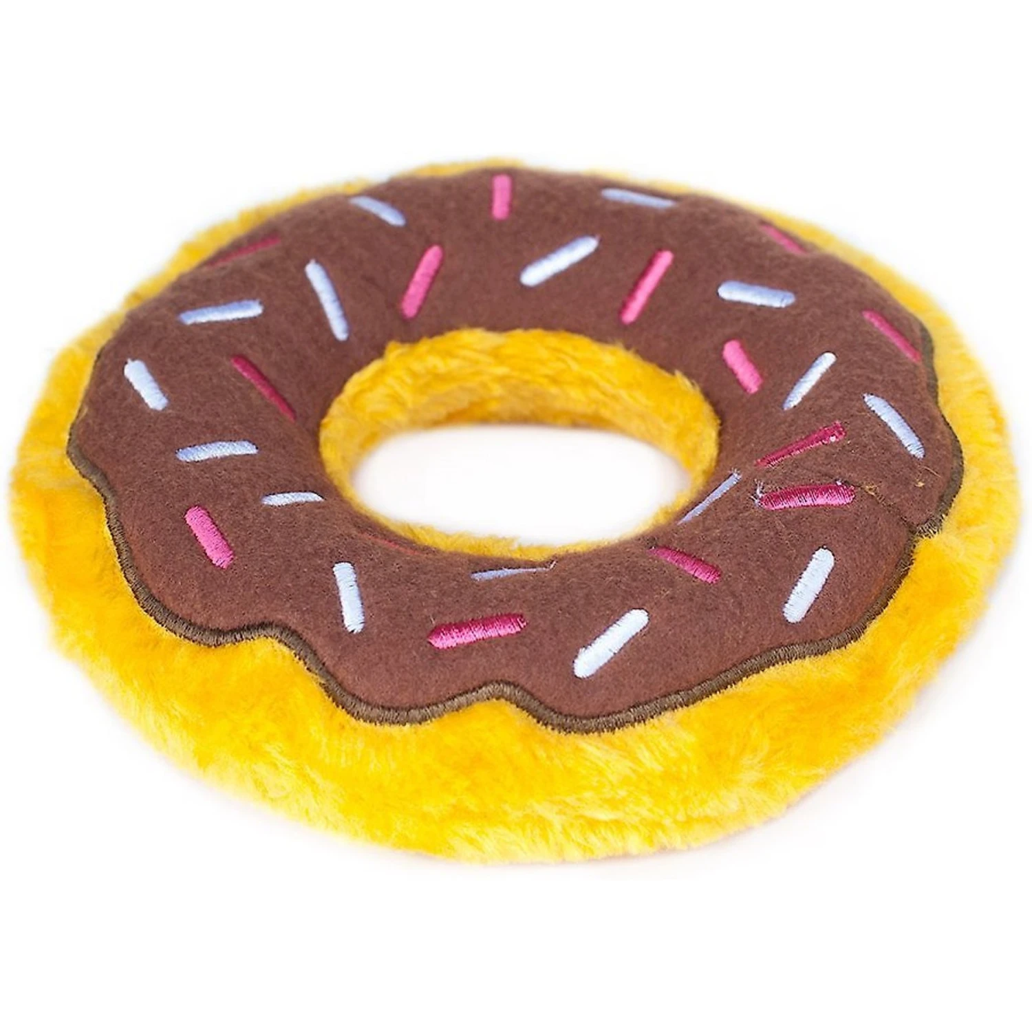 ZippyPaws Donutz Squeaky Plush No Stuffing Dog Toy 7 ZippyPaws Donutz Squeaky Plush No Stuffing Dog Toy - Image 5