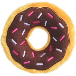 ZippyPaws Mini Donutz Squeaky Plush No Stuffing Dog Toy