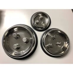 QT Dog Brake-Fast Non-Skid Stainless Steel Dog & Cat Bowl 9 QT Dog Brake-Fast Non-Skid Stainless Steel Dog & Cat Bowl -Blue Buffalo Shop 105510 PT5. AC SS1800 V1599186379