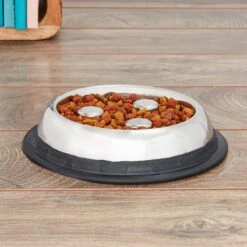 QT Dog Brake-Fast Non-Skid Stainless Steel Dog & Cat Bowl 10 QT Dog Brake-Fast Non-Skid Stainless Steel Dog & Cat Bowl -Blue Buffalo Shop 105510 PT7. AC SS1800 V1517522479