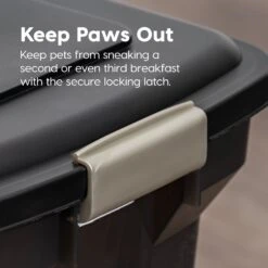 IRIS USA WeatherPro Airtight, Dog, Cat, Bird & Small-Pet Food Storage Container -Blue Buffalo Shop 105889 PT3. AC SS1800 V1475679538