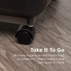 IRIS USA WeatherPro Airtight, Dog, Cat, Bird & Small-Pet Food Storage Container -Blue Buffalo Shop 105889 PT4. AC SS1800 V1475679539