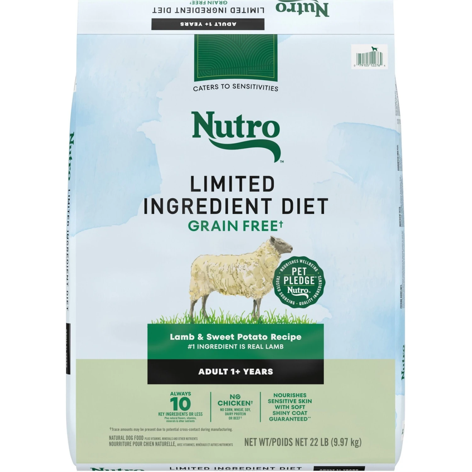 Nutro Limited Ingredient Diet Sensitive Support With Real Lamb & Sweet Potato Grain-Free Adult Dry Dog Food 3 Nutro Limited Ingredient Diet Sensitive Support With Real Lamb & Sweet Potato Grain-Free Adult Dry Dog Food