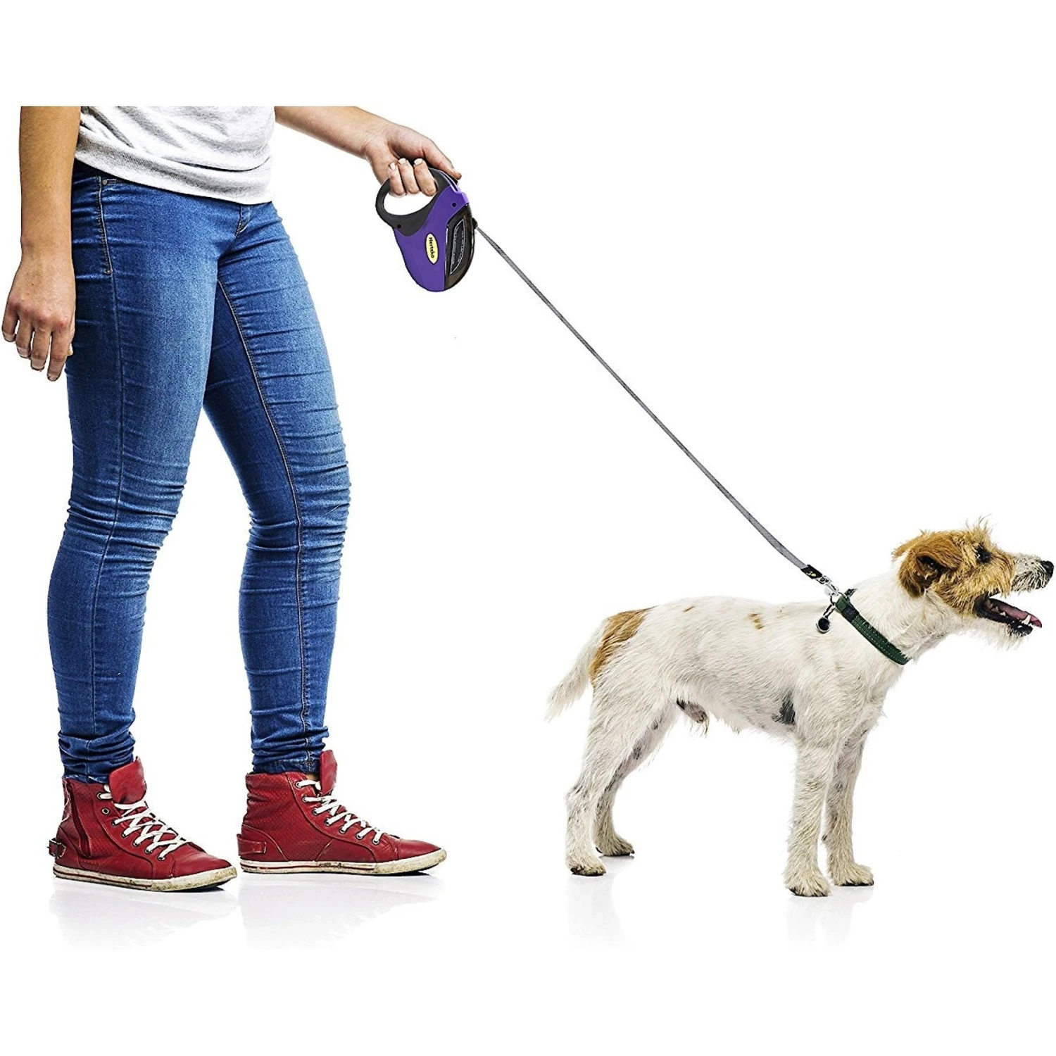 Hertzko Nylon Retractable Dog Leash 6 Hertzko Nylon Retractable Dog Leash - Image 4