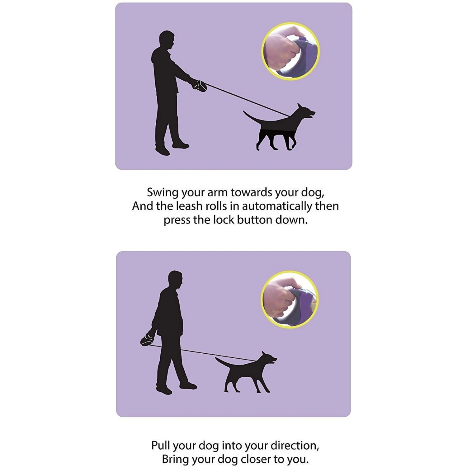 Hertzko Nylon Retractable Dog Leash 7 Hertzko Nylon Retractable Dog Leash - Image 5