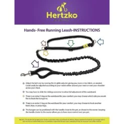 Hertzko Nylon Reflective Bungee Hands-Free Running Dog Leash 11 Hertzko Nylon Reflective Bungee Hands-Free Running Dog Leash -Blue Buffalo Shop 110134 PT3. AC SS1800 V1508791920