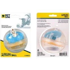 Pet Zone IQ Treat Dispenser Ball Dog Toy -Blue Buffalo Shop 115632 PT8. AC SS1800 V1534452782