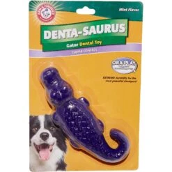 ARM & HAMMER PRODUCTS Ora Play Denta-Saurus Mint Tough Dog Chew Toy -Blue Buffalo Shop 118071 PT1. AC SS1800 V1530918166