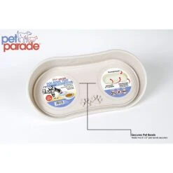 Pet Parade Non-Skid Dog Bowl Tray 8 Pet Parade Non-Skid Dog Bowl Tray -Blue Buffalo Shop 120358 PT2. AC SS1800 V1627615929