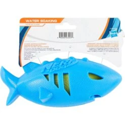 Nerf Dog Super Soaker Squeak Shark Dog Toy 11 Nerf Dog Super Soaker Squeak Shark Dog Toy -Blue Buffalo Shop 121852 PT4. AC SS1800 V1530921377