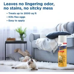 Zodiac Carpet & Upholstery Flea & Tick Aerosol Spray -Blue Buffalo Shop 123067 PT3. AC SS1800 V1679081895