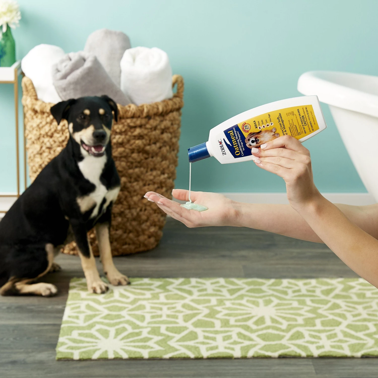 Zodiac Oatmeal Conditioning Flea & Tick Shampoo For Dogs & Puppies 6 Zodiac Oatmeal Conditioning Flea & Tick Shampoo For Dogs & Puppies - Image 4