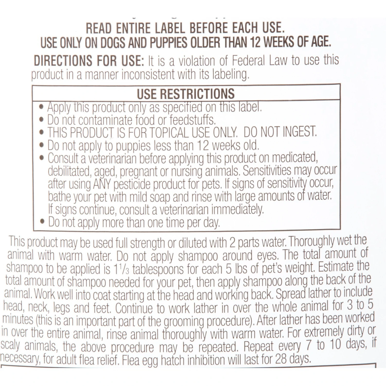 Zodiac Oatmeal Conditioning Flea & Tick Shampoo For Dogs & Puppies 7 Zodiac Oatmeal Conditioning Flea & Tick Shampoo For Dogs & Puppies - Image 5