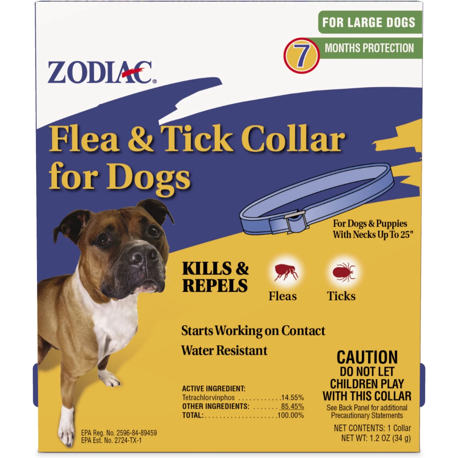 Zodiac Flea & Tick Collar For Dogs, Medium, Large & Giant Breeds 3 Zodiac Flea & Tick Collar For Dogs, Medium, Large & Giant Breeds