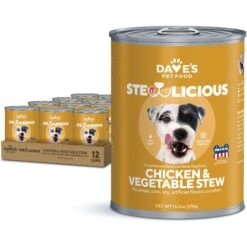 Dave's Pet Food Grain-Free Chicken & Vegetable Cuts In Gravy Canned Dog Food