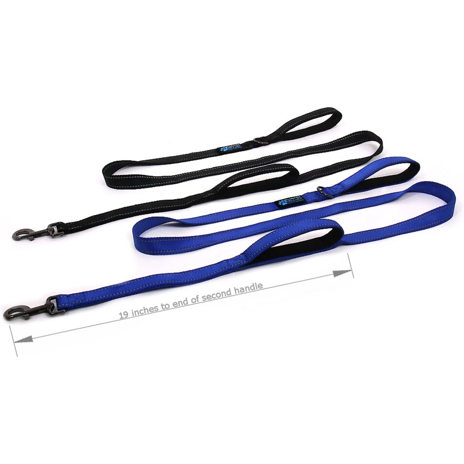 Max And Neo Dog Gear Nylon Reflective Double Dog Leash 4 Max And Neo Dog Gear Nylon Reflective Double Dog Leash - Image 2