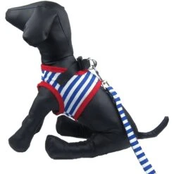 Alfie Pet Vince Sailor Polyester Back Clip Dog Harness & Leash -Blue Buffalo Shop 125507 PT5. AC SS1800 V1501093562