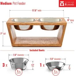 Pawfect Pets Premium Non-Skid Elevated Dog & Cat Bowl -Blue Buffalo Shop 127480 PT3. AC SS1800 V1627618337