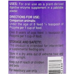 PRN Pharmacal Prozyme Powder Supplement For Dog & Cats 11 PRN Pharmacal Prozyme Powder Supplement For Dog & Cats -Blue Buffalo Shop 127488 PT4. AC SS1800 V1498076834