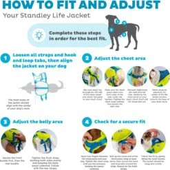 Outward Hound Standley Sport Dog Life Jacket -Blue Buffalo Shop 127690 PT2. AC SS1800 V1636520811