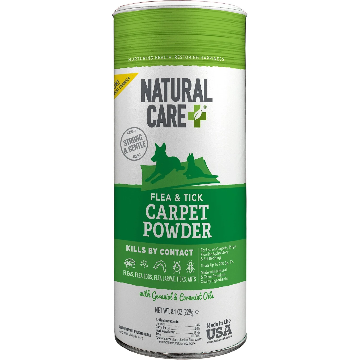 Natural Care Flea & Tick Carpet Powder 3 Natural Care Flea & Tick Carpet Powder