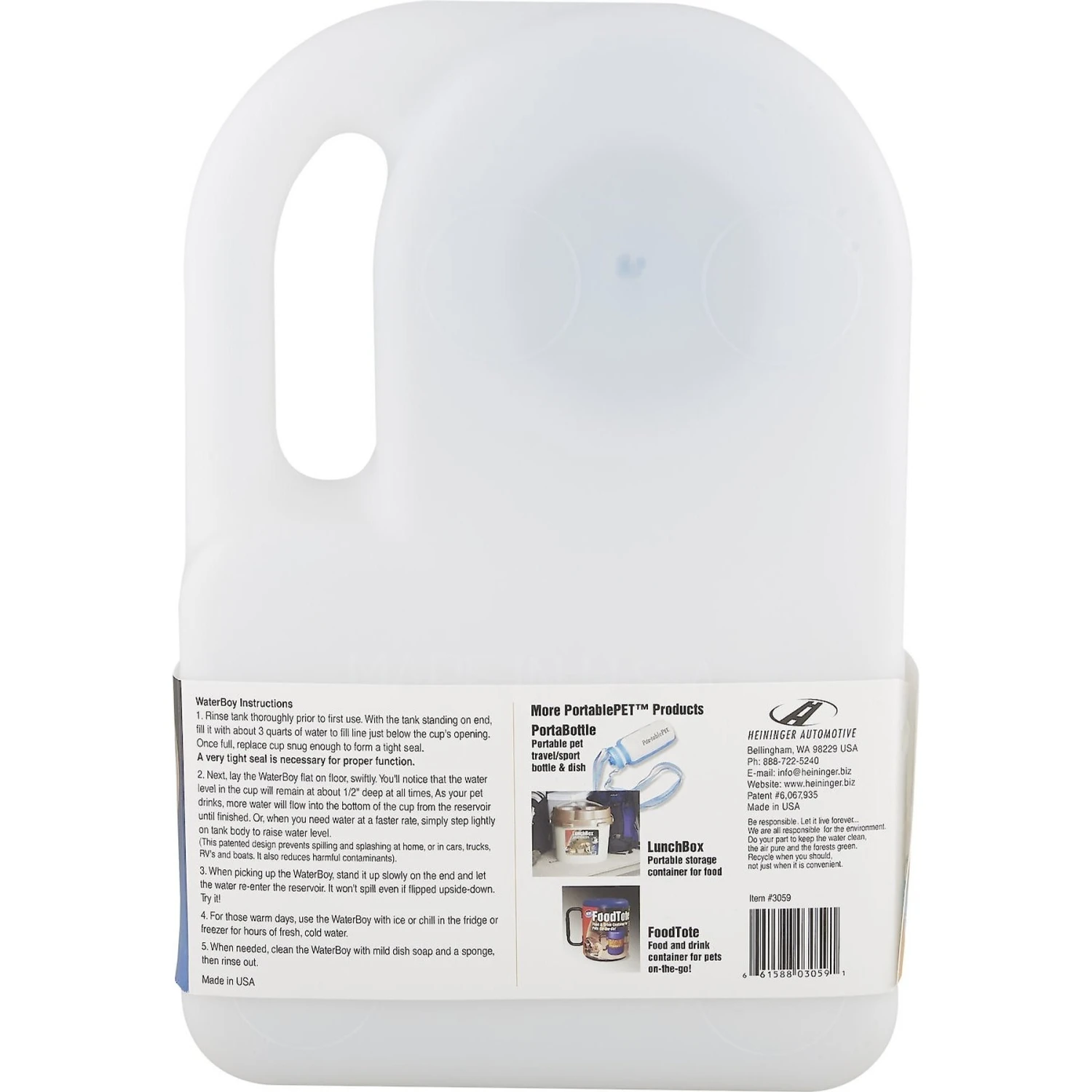 Heininger Waterboy Portable Pet Bowl 6 Heininger Waterboy Portable Pet Bowl - Image 4