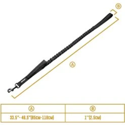 OneTigris Training Nylon Bungee Dog Leash -Blue Buffalo Shop 132259 PT4. AC SS1800 V1560959833