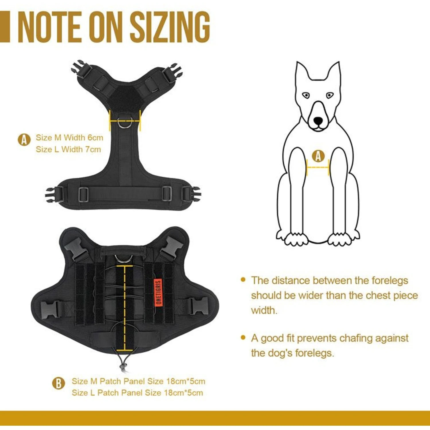 OneTigris FIRE WATCHER 2.0 Tactical Dog Harness 10 OneTigris FIRE WATCHER 2.0 Tactical Dog Harness - Image 8