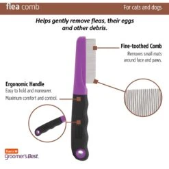 Hartz Groomer's Best Flea Comb For Dogs & Cats -Blue Buffalo Shop 132679 PT3. AC SS1800 V1657655413