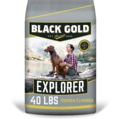 Black Gold Explorer Mature 7+ Formula Dry Dog Food, 40-lb Bag