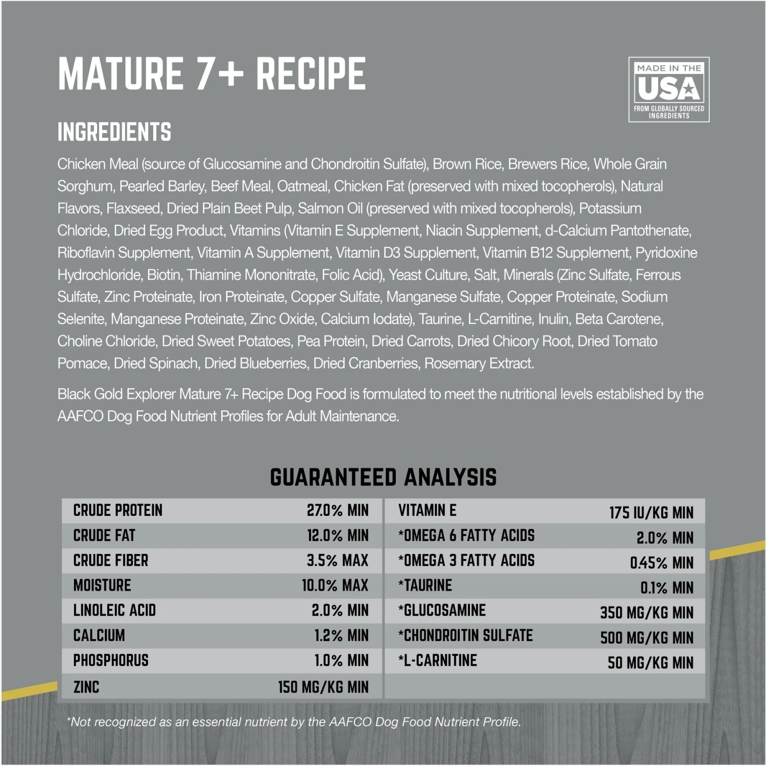 Black Gold Explorer Mature 7+ Formula Dry Dog Food, 40-lb Bag 10 Black Gold Explorer Mature 7+ Formula Dry Dog Food, 40-lb Bag - Image 8