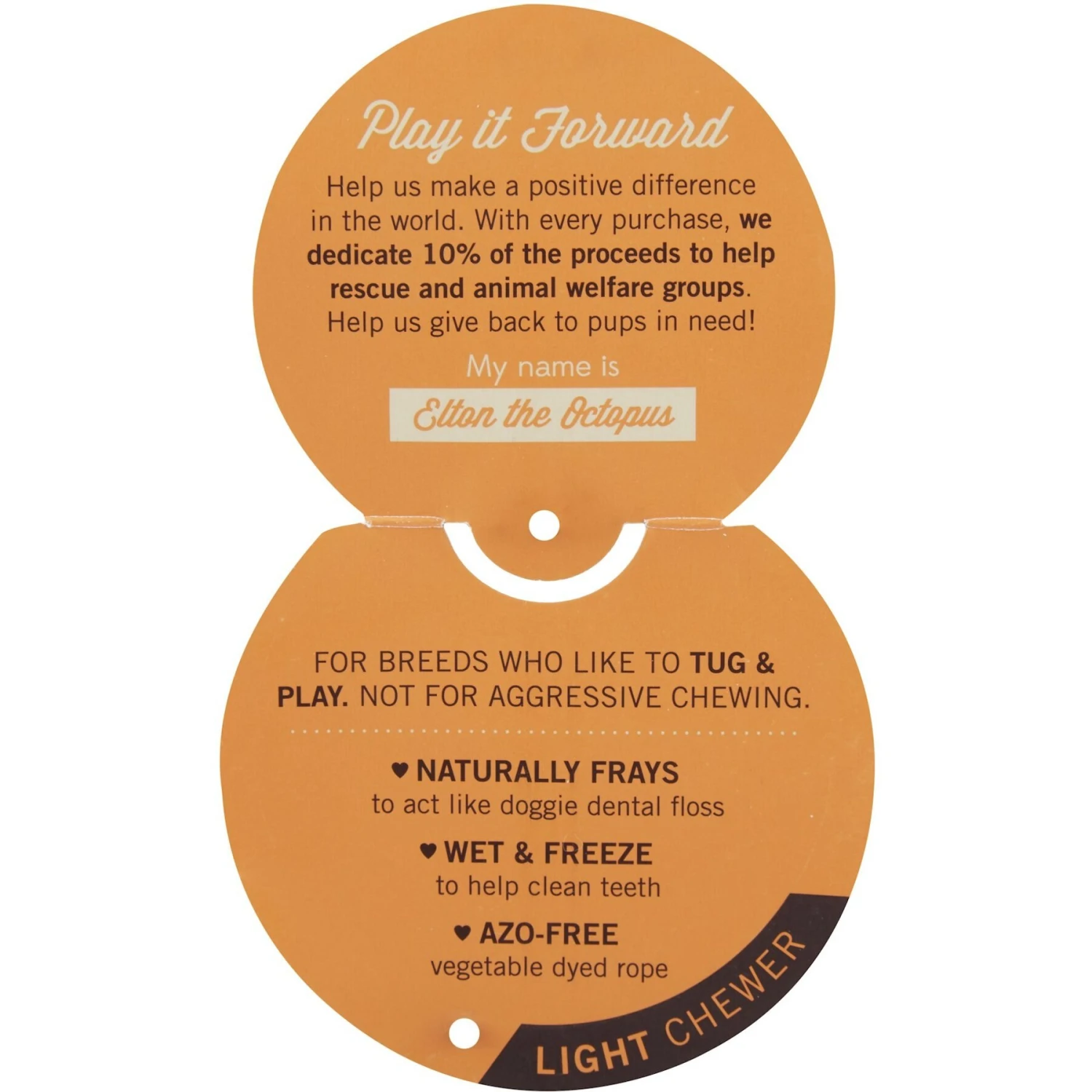 Jax And Bones Elton The Octopus Rope Dog Toy 6 Jax And Bones Elton The Octopus Rope Dog Toy - Image 4