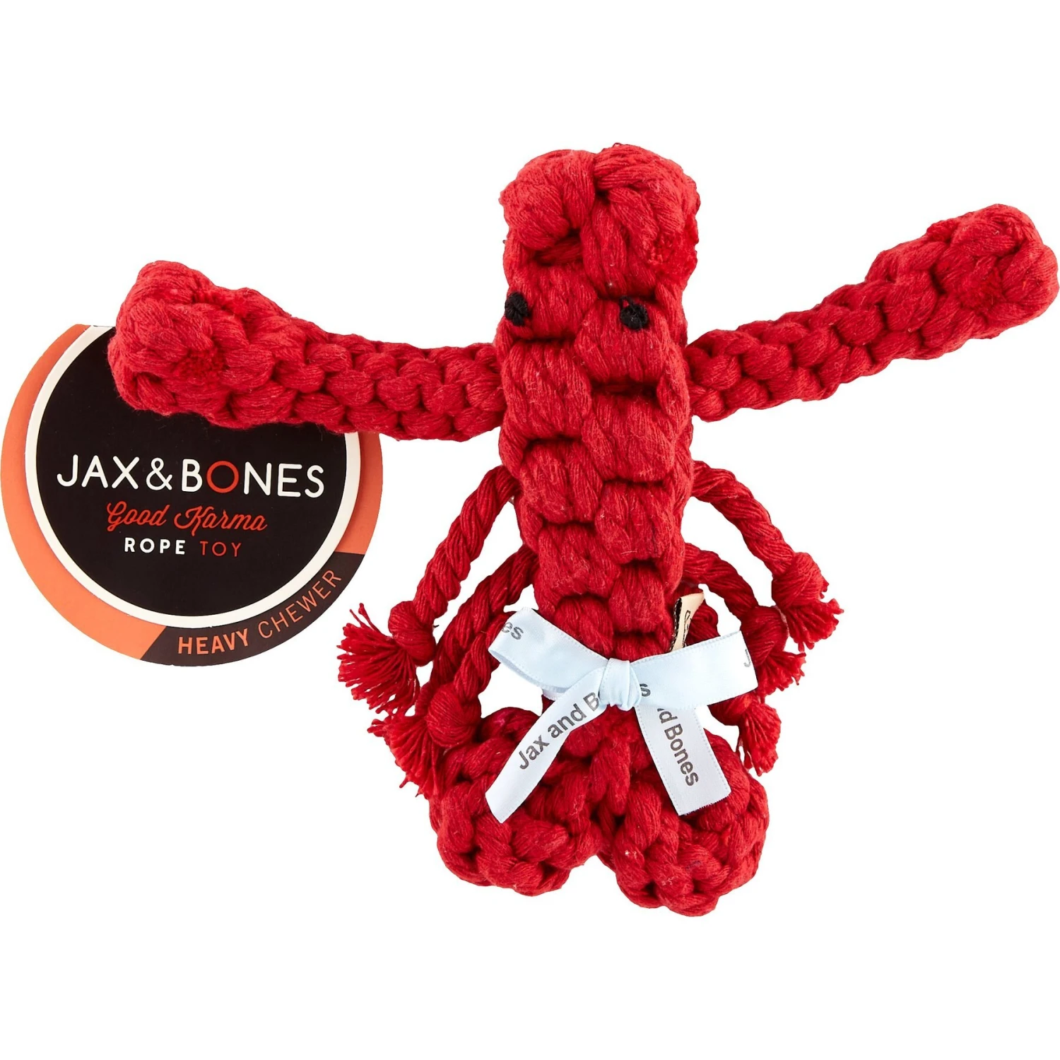 Jax And Bones Louie The Lobster Rope Dog Toy 4 Jax And Bones Louie The Lobster Rope Dog Toy - Image 2