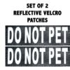 Doggie Stylz Do Not Pet Dog Patch, 2 Count -Blue Buffalo Shop 134428 MAIN. AC SS1800 V1502821900