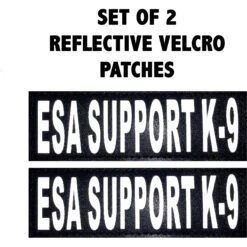 Doggie Stylz ESA Support K9 Dog Patch, 2 Count