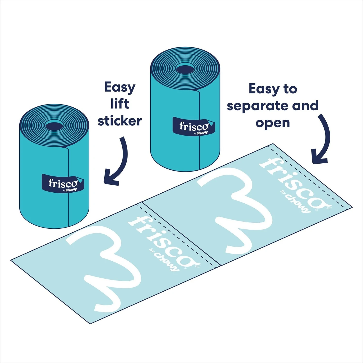 Frisco Refill Dog Poop Bags Made With 50% Recycled Packaging 6 Frisco Refill Dog Poop Bags Made With 50% Recycled Packaging - Image 4