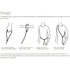 Found My Animal Adjustable Rope Dog Leash -Blue Buffalo Shop 135879 PT7. AC SS1800 V1503599133