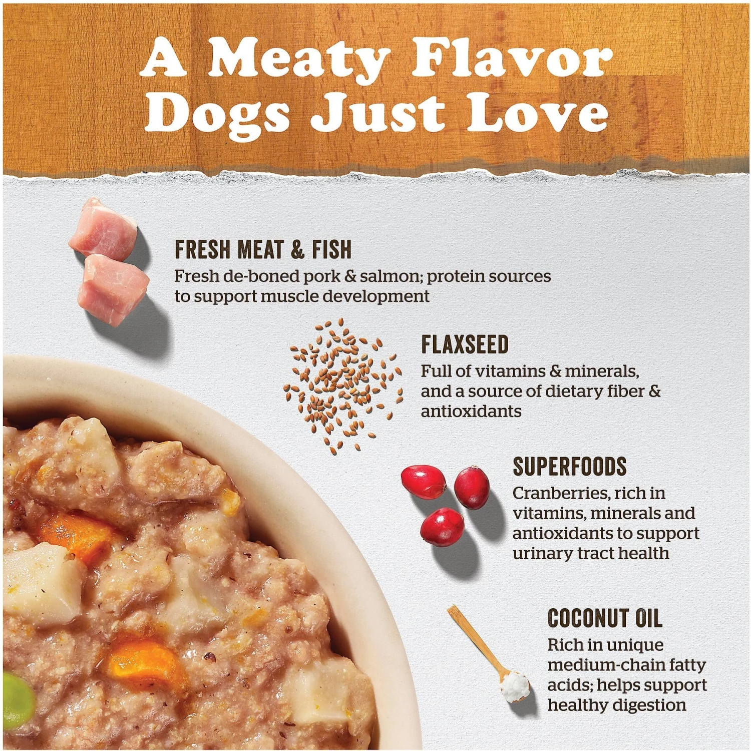 Now Fresh Grain-Free Pork Stew Wet Dog Food 5 Now Fresh Grain-Free Pork Stew Wet Dog Food - Image 3