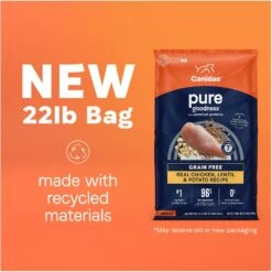 CANIDAE Grain-Free PURE Limited Ingredient Chicken, Lentil & Potato Recipe Dry Dog Food -Blue Buffalo Shop 138969 PT2. AC SS1800 V1683040363
