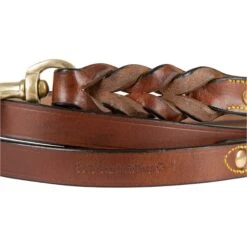 Soft Touch Collars Leather Braided Two-Tone Handle Dog Leash 10 Soft Touch Collars Leather Braided Two-Tone Handle Dog Leash -Blue Buffalo Shop 139733 PT2. AC SS1800 V1508277763