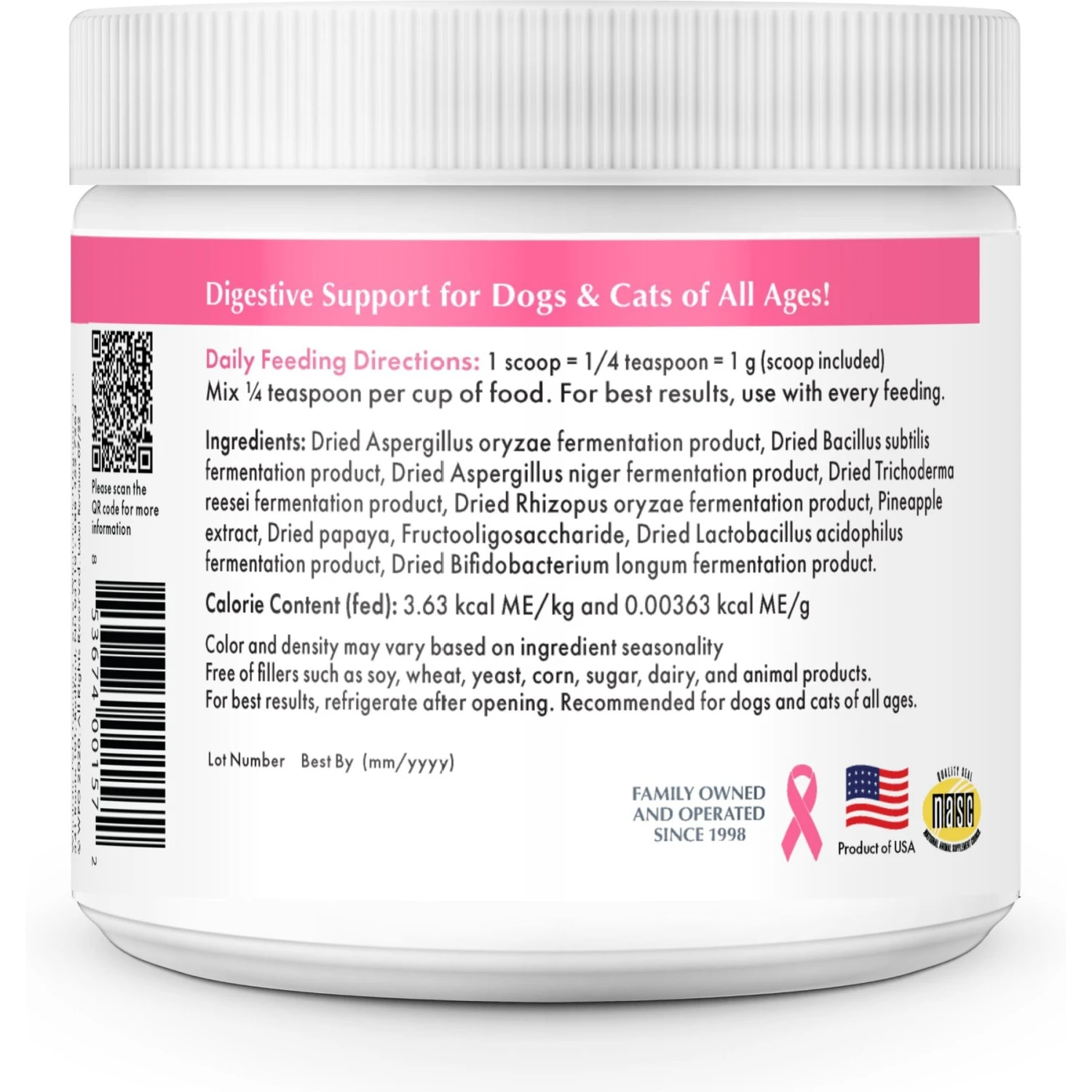 Wholistic Pet Organics Digest-All Plus Digestive Support For Dogs & Cats Supplement 5 Wholistic Pet Organics Digest-All Plus Digestive Support For Dogs & Cats Supplement - Image 3