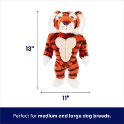 Frisco Tiger Muscle Plush Squeaky Dog Toy 9 Frisco Tiger Muscle Plush Squeaky Dog Toy -Blue Buffalo Shop 147080 PT1. AC SS1800 V1695670749
