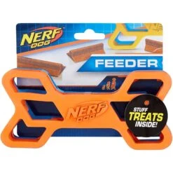 Nerf Dog EXO Treat Dispensing Bone Dog Toy -Blue Buffalo Shop 148525 PT2. AC SS1800 V1545252611