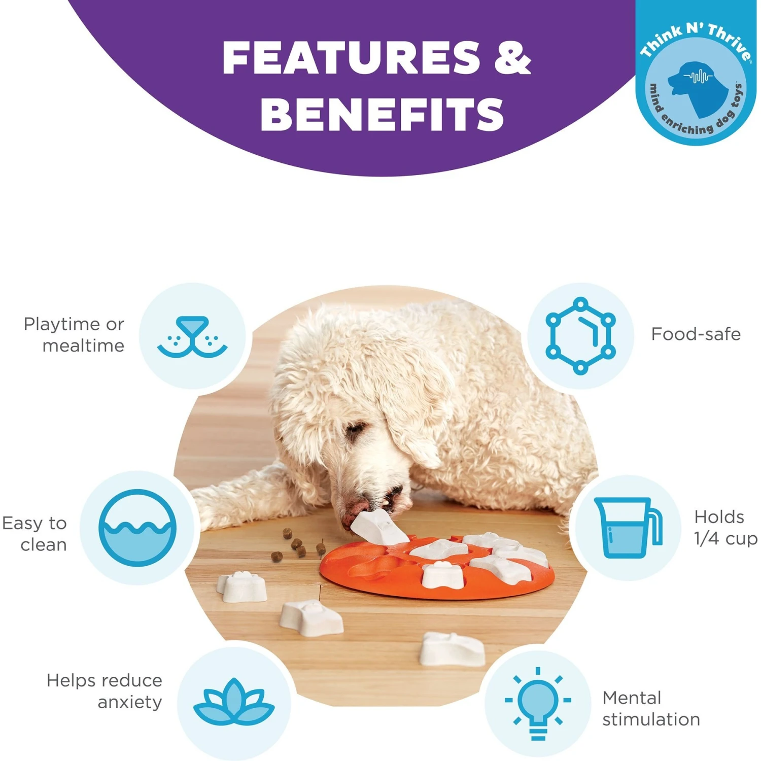 Nina Ottosson By Outward Hound Puppy Smart Dog Toy 4 Nina Ottosson By Outward Hound Puppy Smart Dog Toy - Image 2