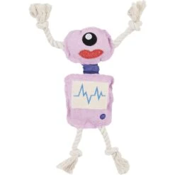 Fetch Pet Products RopeBots Purple Squeaky Rope Dog Toy